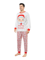 Family Christmas pyjamas, Ghibli style, Father Christmas motif