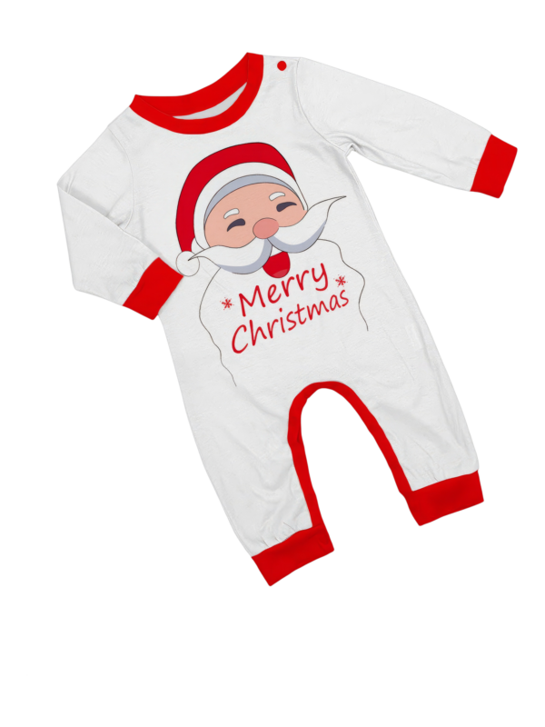 Family Christmas pyjamas, Ghibli style, Father Christmas motif