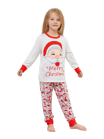 Family Christmas pyjamas, Ghibli style, Father Christmas motif