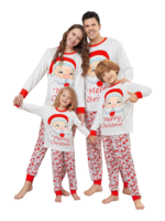 Family Christmas pyjamas, Ghibli style, Father Christmas motif