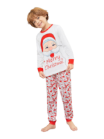 Family Christmas pyjamas, Ghibli style, Father Christmas motif