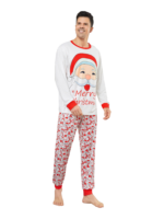 Family Christmas pyjamas, Ghibli style, Father Christmas motif