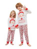 Family Christmas pyjamas, Ghibli style, Father Christmas motif