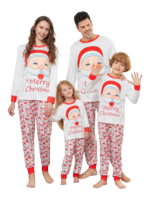 Family Christmas pyjamas, Ghibli style, Father Christmas motif
