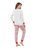 Family Christmas pyjamas, Ghibli style, Father Christmas motif