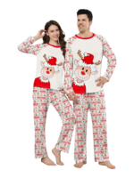Family Christmas pyjamas, Ghibli style, Reindeer motif