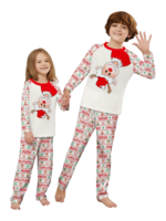 Family Christmas pyjamas, Ghibli style, Reindeer motif