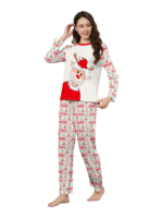 Family Christmas pyjamas, Ghibli style, Reindeer motif