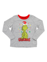 Matchande grå och svart pyjamas för familjen Grinchmas